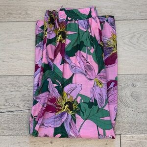 Express High Waisted Wide Leg Pant in Floral Multi Print Size XS